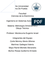 Proyecto de Metrología, Dimensiones y Dibujo PDF