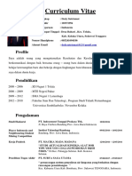 Curriculum Vitae: Profile