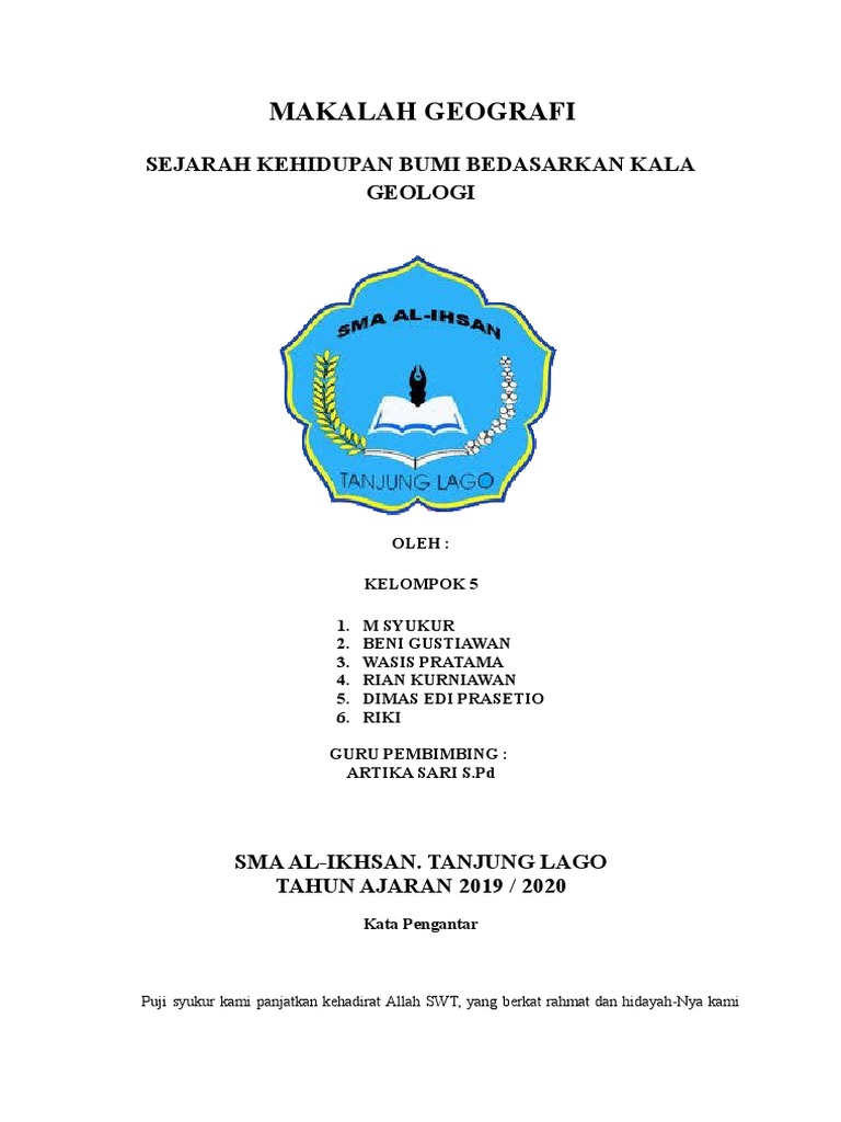 Contoh Makalah Geografi Kelas 10 yang Mudah Dipahami dan Lengkap