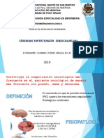 Síndrome Hipertensión Endocraneana: (Universidad Del Perú, DECANA DE AMERICA)