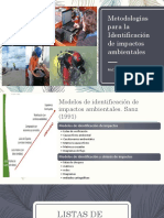 Metodos Identificacion Impactos Ambientales 2019 Complementado PDF