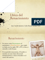 Lirica Del Renacimiento PDF