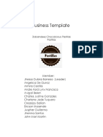 Business Template Choco Pastillas