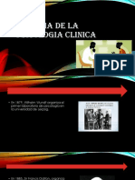 Historia de La Psicologia Clinica