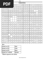 FFC8 Valentine Common Core Fraction Decimal Percent Worksheets