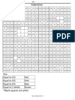 FFC8 Valentine Common Core Fraction Decimal Percent Worksheets