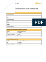 Propuesta Formato Informe Fonoaudiológico