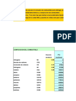Planilla de Combustion