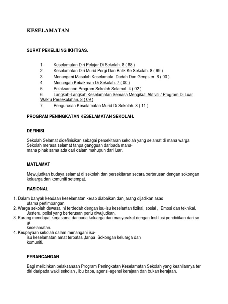 Keselamatan Pdf