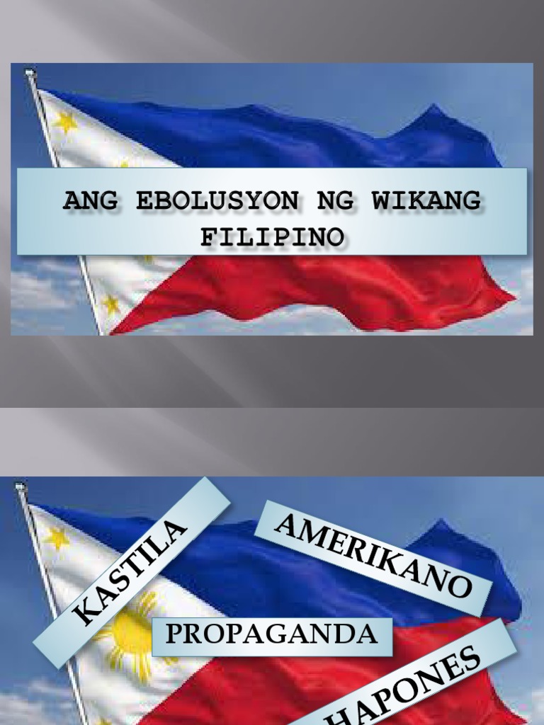 Ang Ebolusyon NG Wikang Filipino | PDF