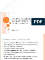 Online Platforms as Tools for ICT Content Development