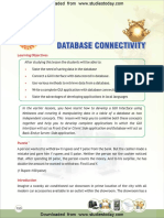 CBSE Class 12 Informatic Practices Database Connectivity PDF