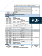 B. Jadwal Pelatihan