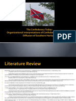 The Confederacy Today: Organizational Interpretations of Confederate Symbols and Diffusion of Southern Heritage