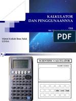 Materi Kalkulator