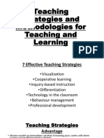 Teaching Strategies and Mythologies For Teaching and Learning