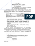 Advisory No. 064, S. 2019 May 2, 2019 in Compliance With Deped Order No. 8, S. 2013 This Advisory Is Issued For The Information of Deped Officials, Personnel/Staff, As Well As The Concerned Public