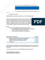 Tecnología Aplicada A La Contabilidad y Finanzas: Tarea Semana 1