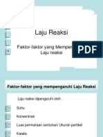 Faktor Laju Reaksi