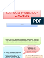 Gestión de inventarios y almacenes en la cadena de suministro