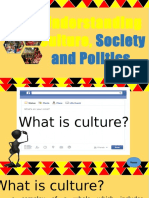 Understanding Culture,: Society and Politics