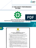 Safety Policy and Safety Performance of Hsse
