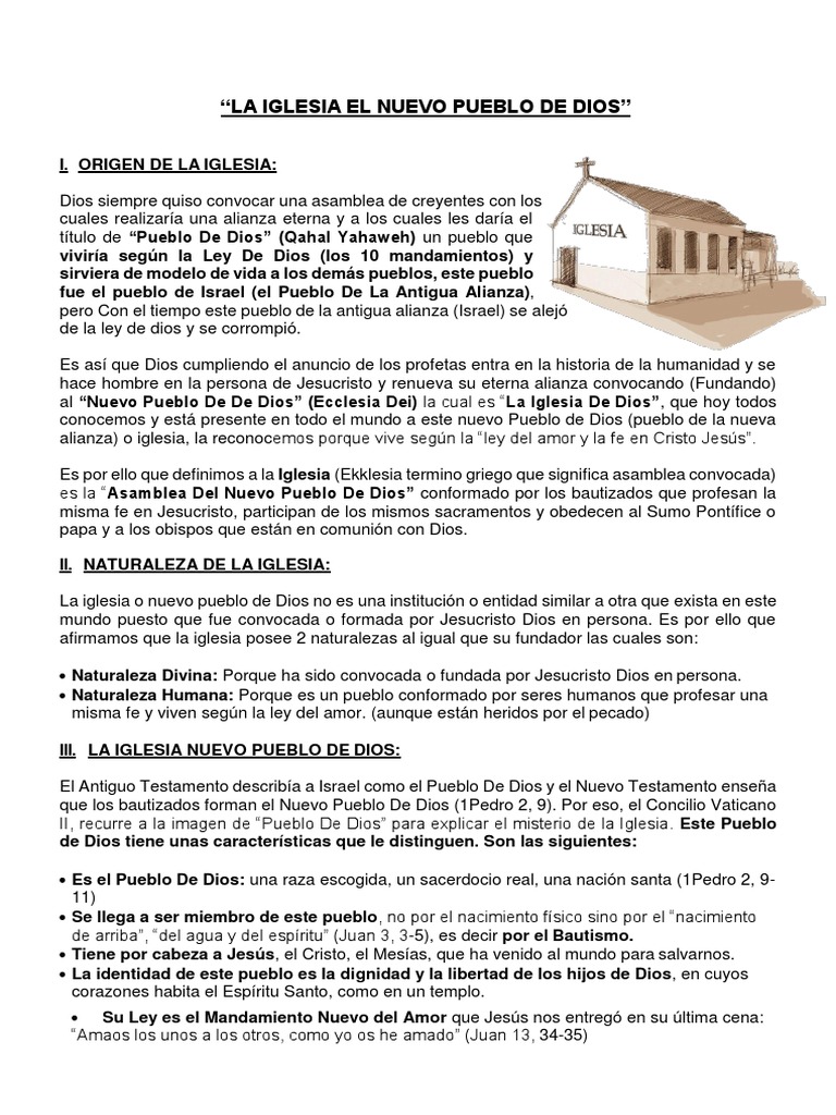 Origen de La Iglesia - 1ero | PDF | Iglesia Católica | Jesús