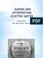 Reading and Interpreting Electric Meter: Prepared By: Mrs. Mary Jane R. Herrera