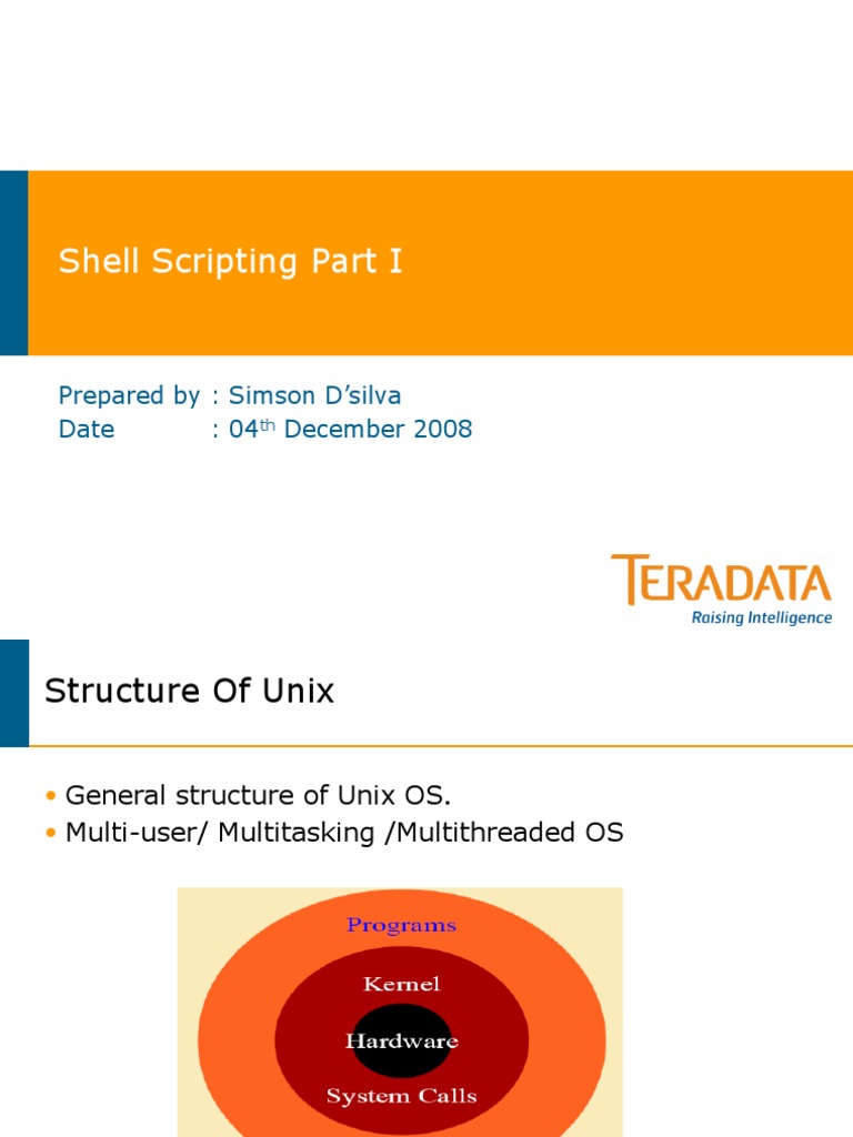 Shell Scripting - Part I | PDF | Utility Software | Software Engineering