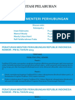 3DIV - Sanitasi Pelabuhan - Kel.5 - Peraturan Menteri Perhubungan