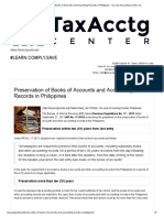 Preservation of Books of Accounts and Accounting Records in Philippines - Tax and Accounting Center, Inc