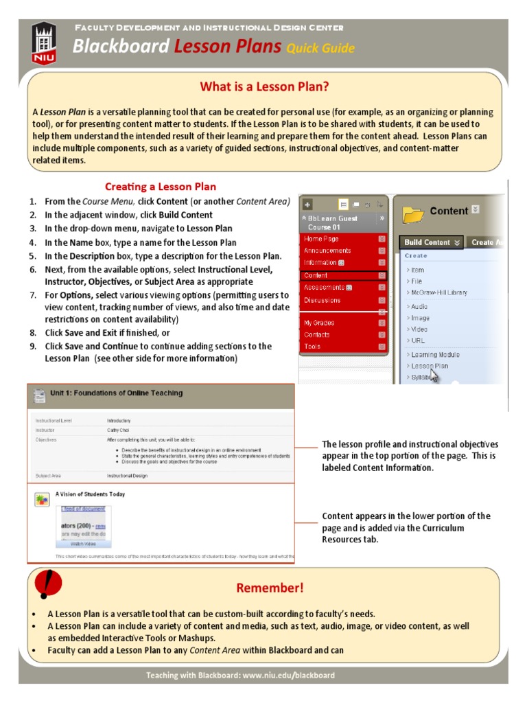 Lesson Plans | PDF | Lesson Plan | Instructional Design