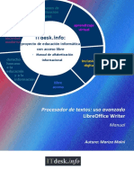 Procesador de Textos-uso Avanzado-LibreOffice Writer-Manual