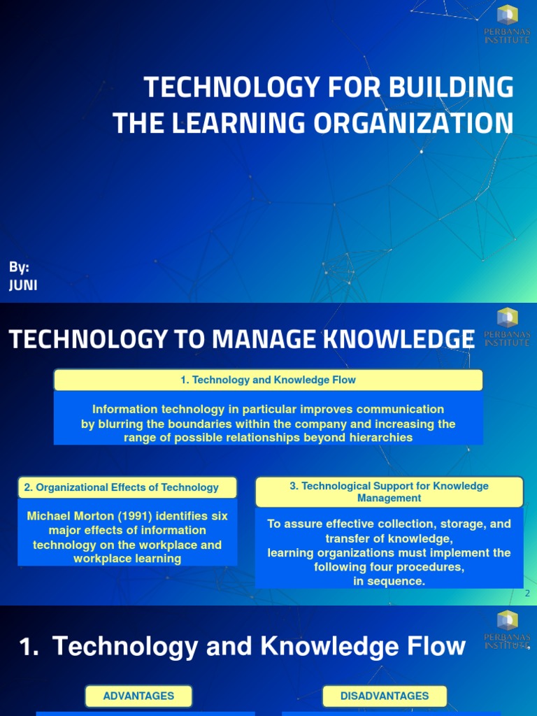 Technology For Building The Learning Organization | PDF | Educational ...