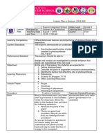 Lesson Plan in Science 9 1st Quarter