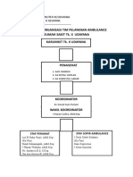 Struktur Organisasi Pelay Ambulance