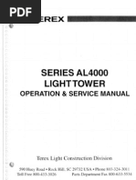 Download Terex Light Tower Serie AL4000 Operador y Servicios by 177393 SN43454828 doc pdf