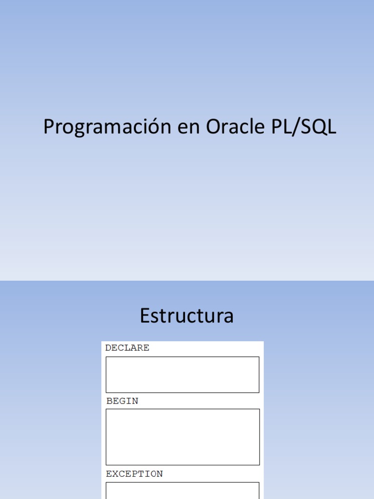 PL/SQL | Descargar gratis PDF | Pl / Sql | Tipo de datos
