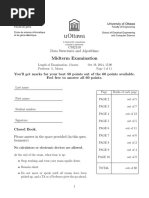 CSI 2110 Midterm 2014