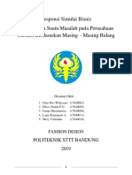 Penyelesaian Masalah Produksi Pada Pabrik Garmen