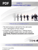 Unit 2 Company Law