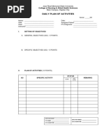 Duty Requirement Format