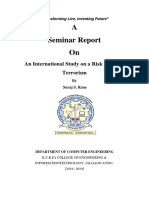 An International Study on Risk of Cyber Terrorism