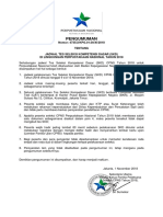 Pengumuman Jadwal Tes SKD Perpusnas 2018 PDF