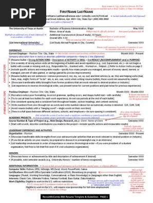 Resume template