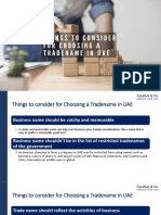 Seven Things To Consider For Choosing A Tradename in UAE