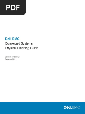 Systems Physical Planning Guide Data Center Manufactured Goods