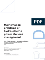 Mathematical Problems of Hydro-Electric Power Stations Management