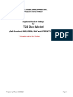 T22 Duo Model: Digitel Mobile Philippines Inc
