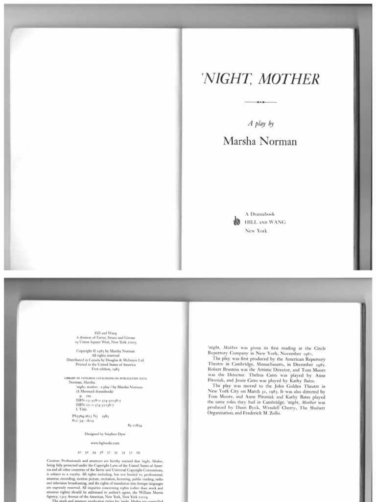 Night Mother Script PDF | PDF